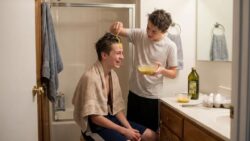 Boys Try Egg and Olive Oil Hair Mask — Protein Hair Growth Trick Explained
