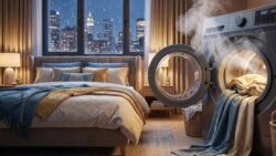 Washing bedding at this temperature in winter removes dust mites better without damaging fabric