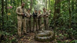 Amazon rainforest: A never-before-seen 7.5‑metre giant anaconda is found during a Will Smith documentary shoot