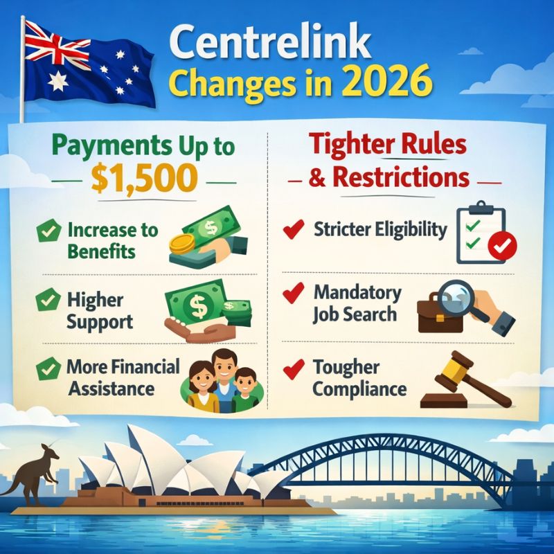 Centrelink payments 2026